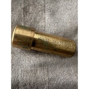 Vintage Advance Brass Embossing Stamp Die SA-158 Los Angeles 32 Tool Marking